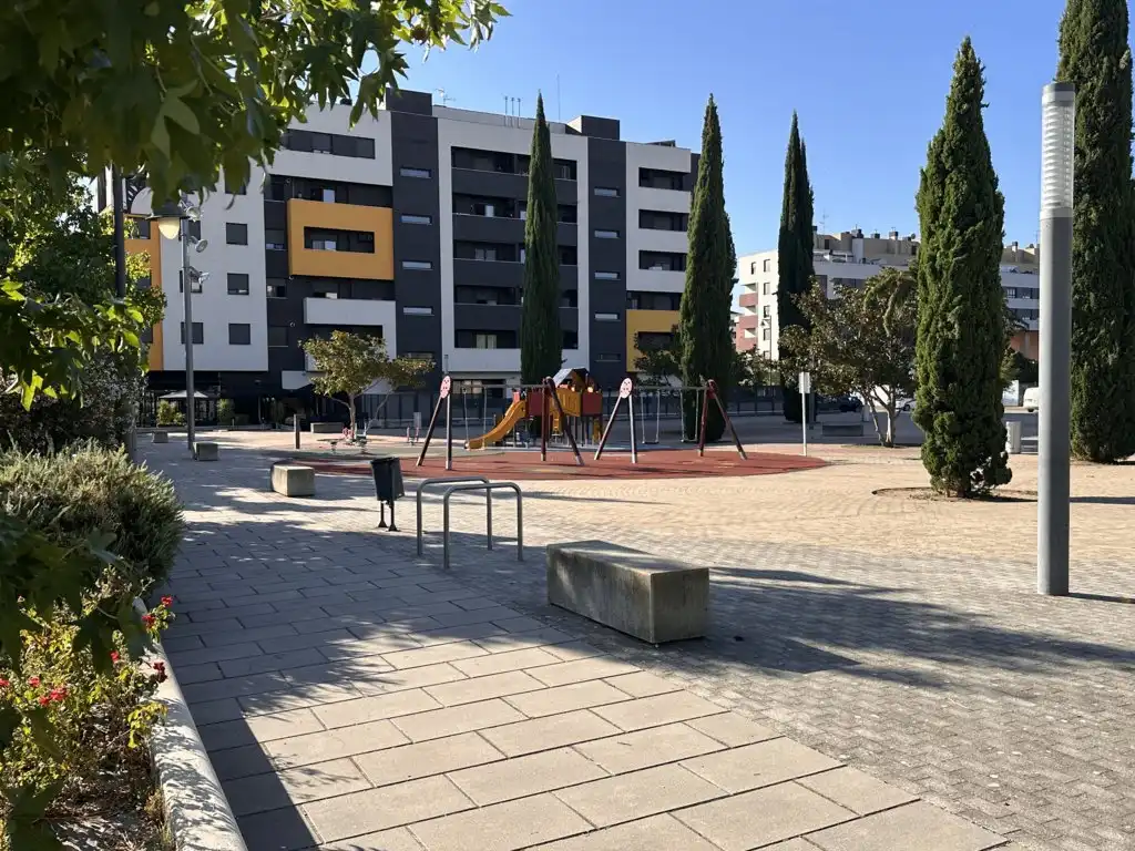 Parking of Apartments for rent in  Logroño  with Heating, Parquet flooring and Terrace