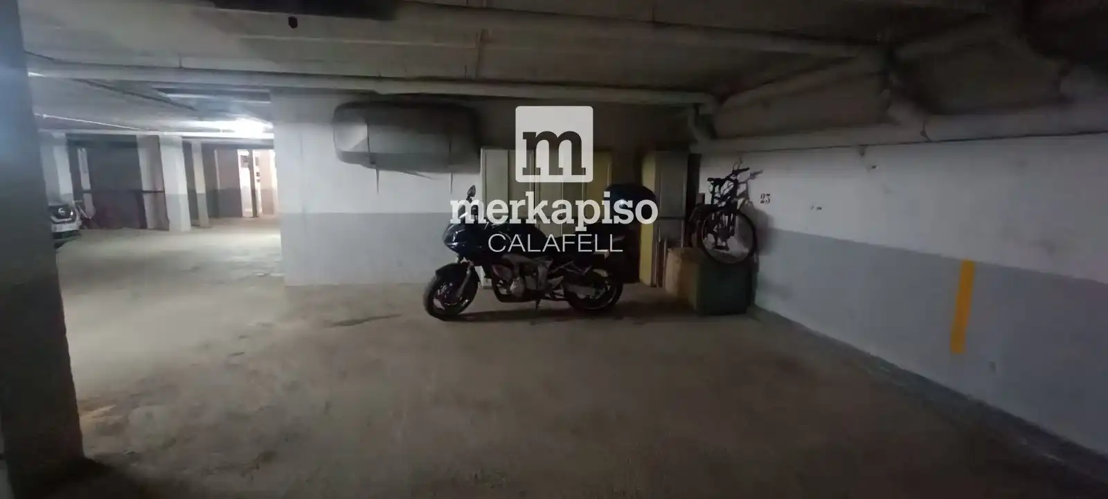 Parking of Flat for sale in Cubelles  with Air Conditioner, Heating and Terrace