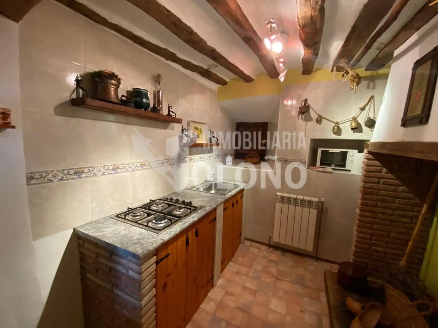 Küche von Country house zum Verkauf in San Vicente de la Sonsierra mit Heizung, Terrasse und Abstellraum