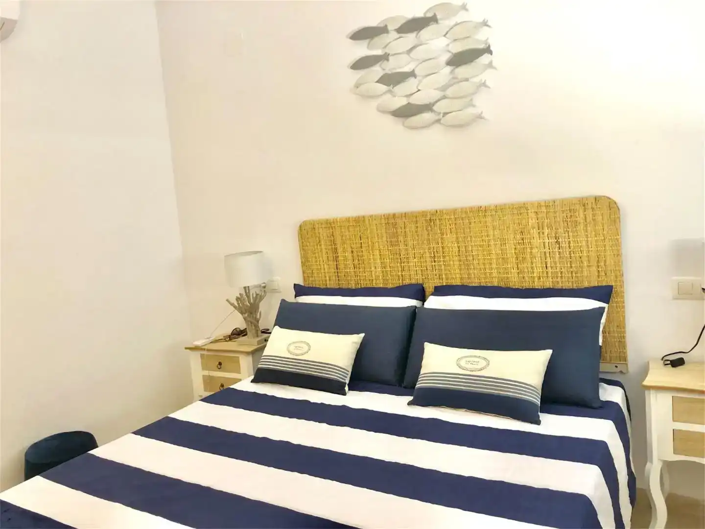 Schlafzimmer von Dachboden zur Miete in Oropesa del Mar / Orpesa mit Klimaanlage und Schwimmbad