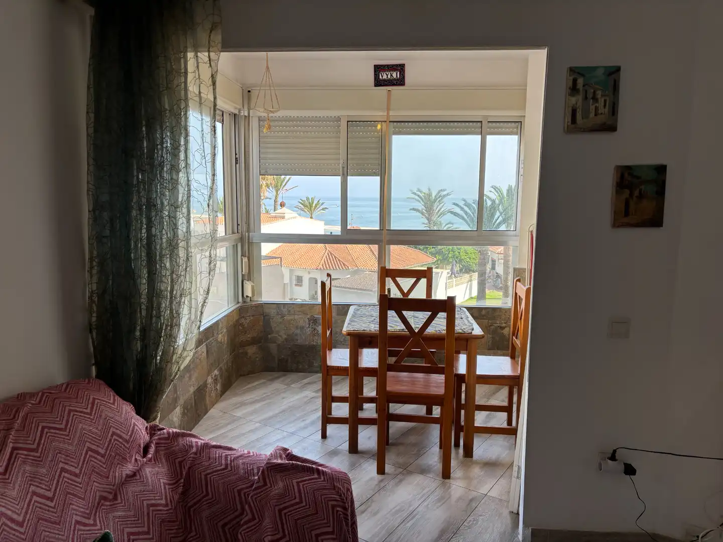 Menjador de Apartament en venda en Torrox amb Aire condicionat, Terrassa i Moblat