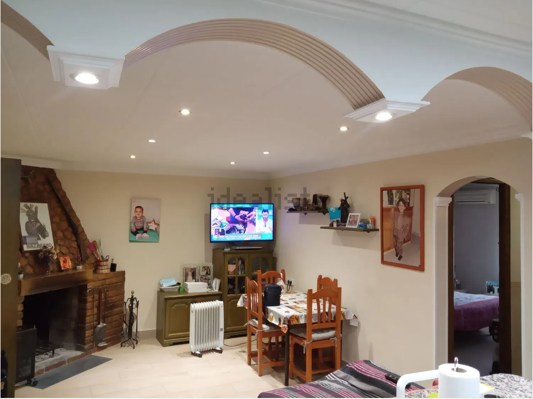 Living room of House or chalet for sale in  Lleida Capital  with Air Conditioner, Heating and Private garden