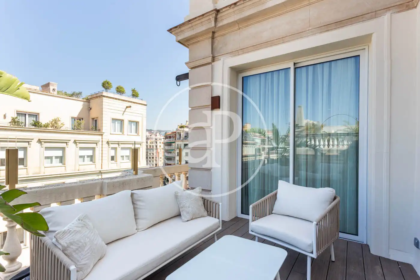 Terraza de Piso de alquiler en Barcelona con Aire acondicionado, Calefacción y Terraza
