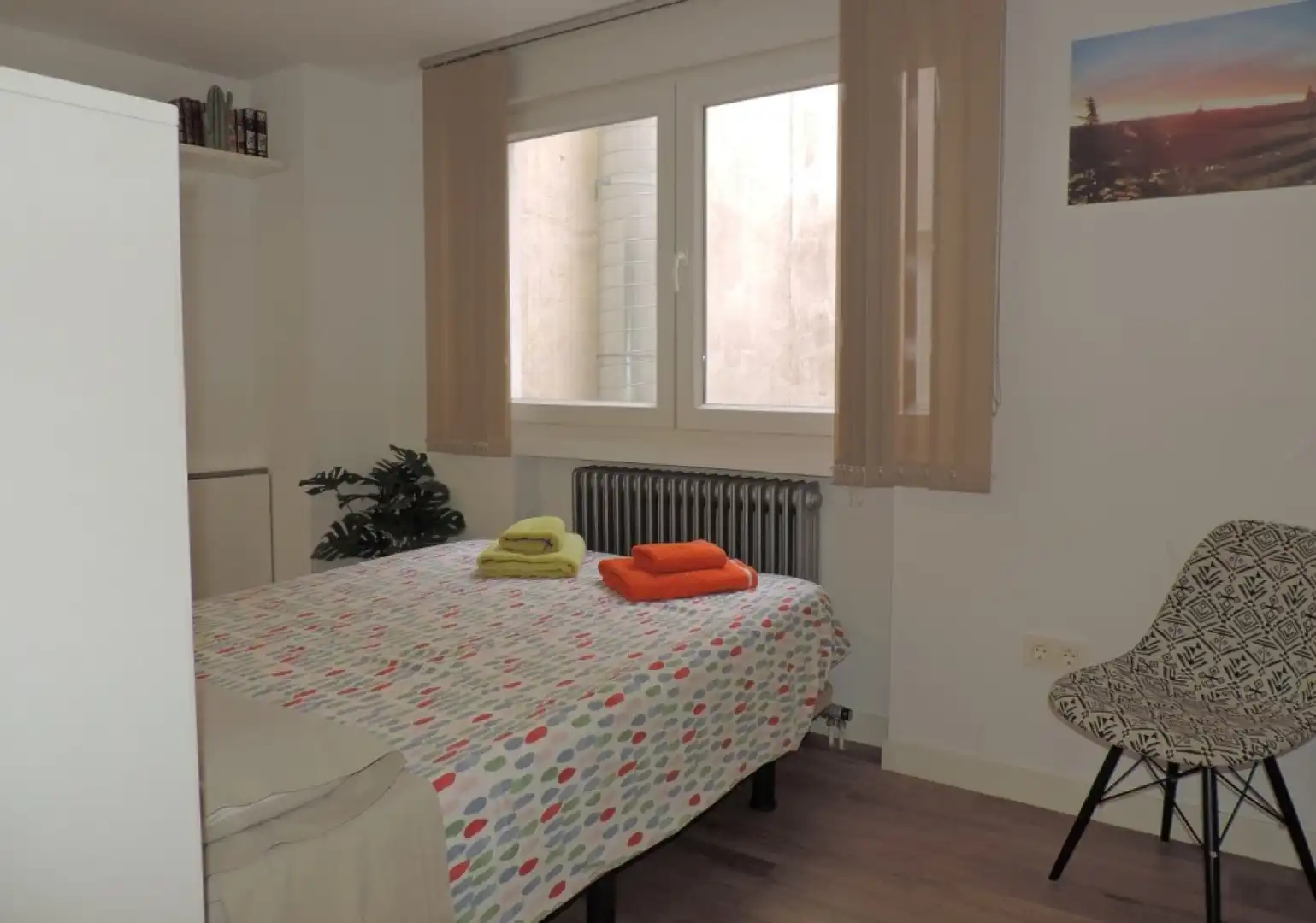 Schlafzimmer von Wohnung zur Miete in Salamanca mit Heizung und Möbliert
