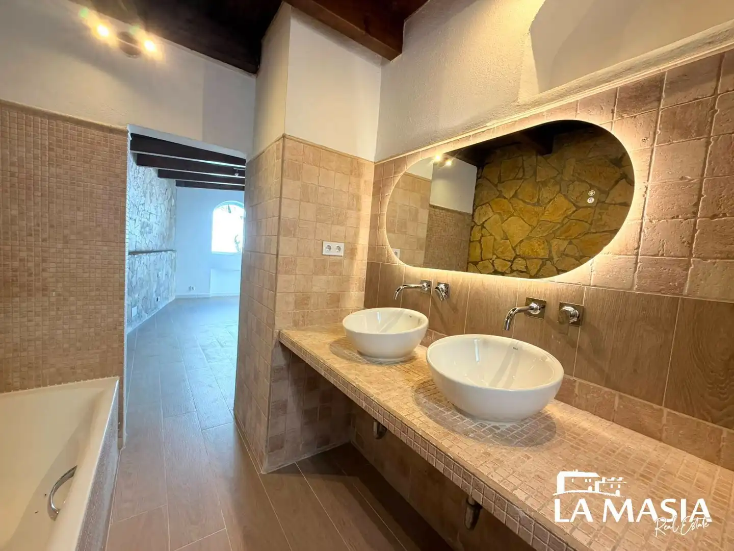 Baño de Casa o chalet de alquiler en Olivella con Aire acondicionado, Calefacción y Jardín privado