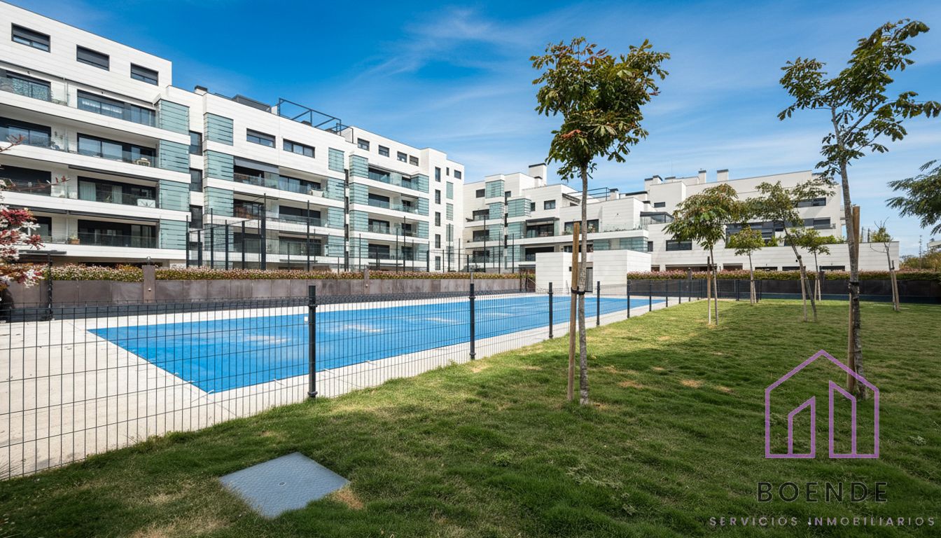 Piscina de Planta baixa en venda en Alcalá de Henares amb Calefacció, Jardí privat i Terrassa
