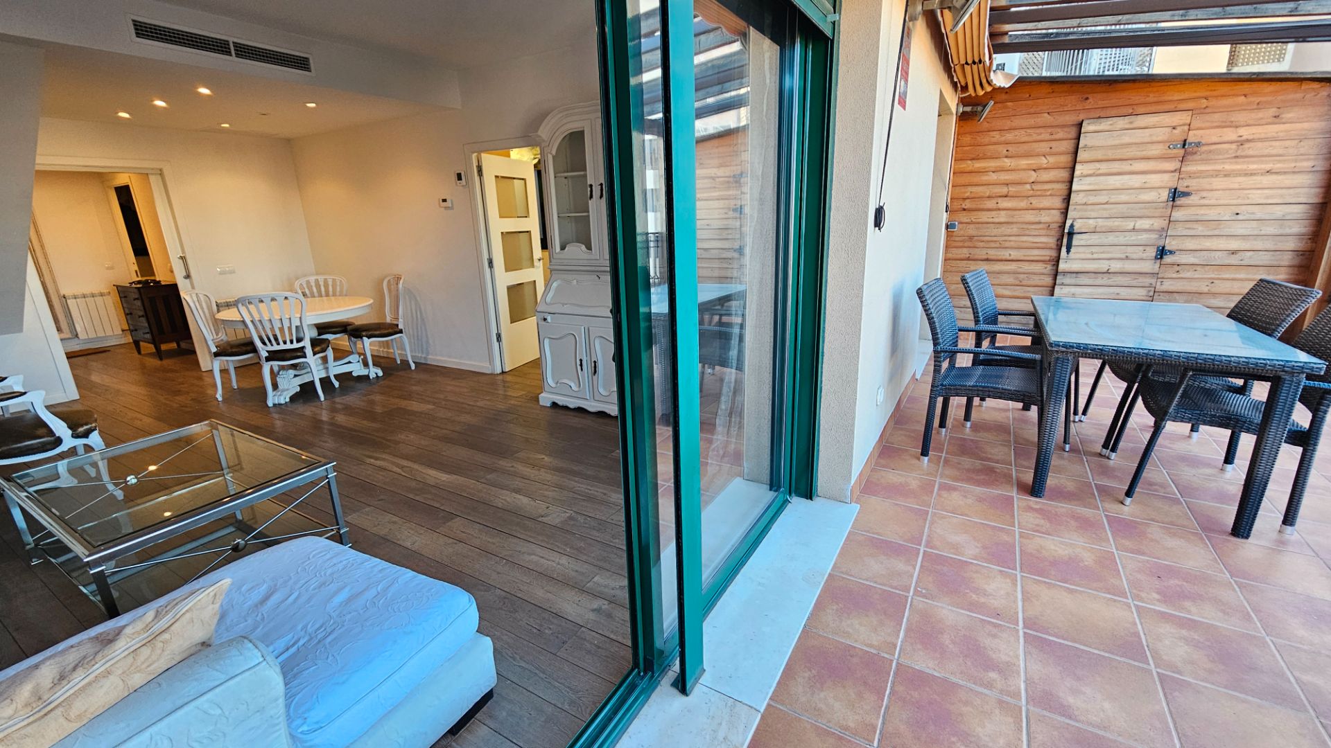 Balcony of Attic to rent in  Tarragona Capital  with Air Conditioner, Parquet flooring and Terrace