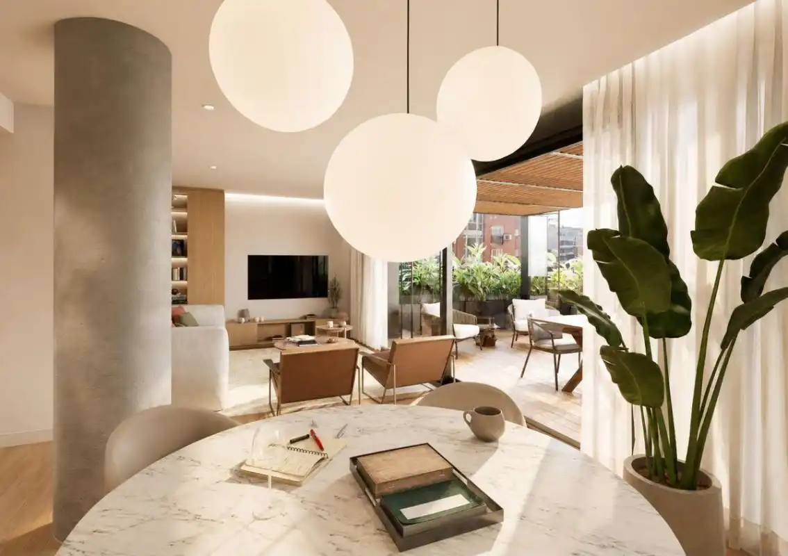 Living room of Attic for sale in Madrid  with Air Conditioner, Heating and Private garden