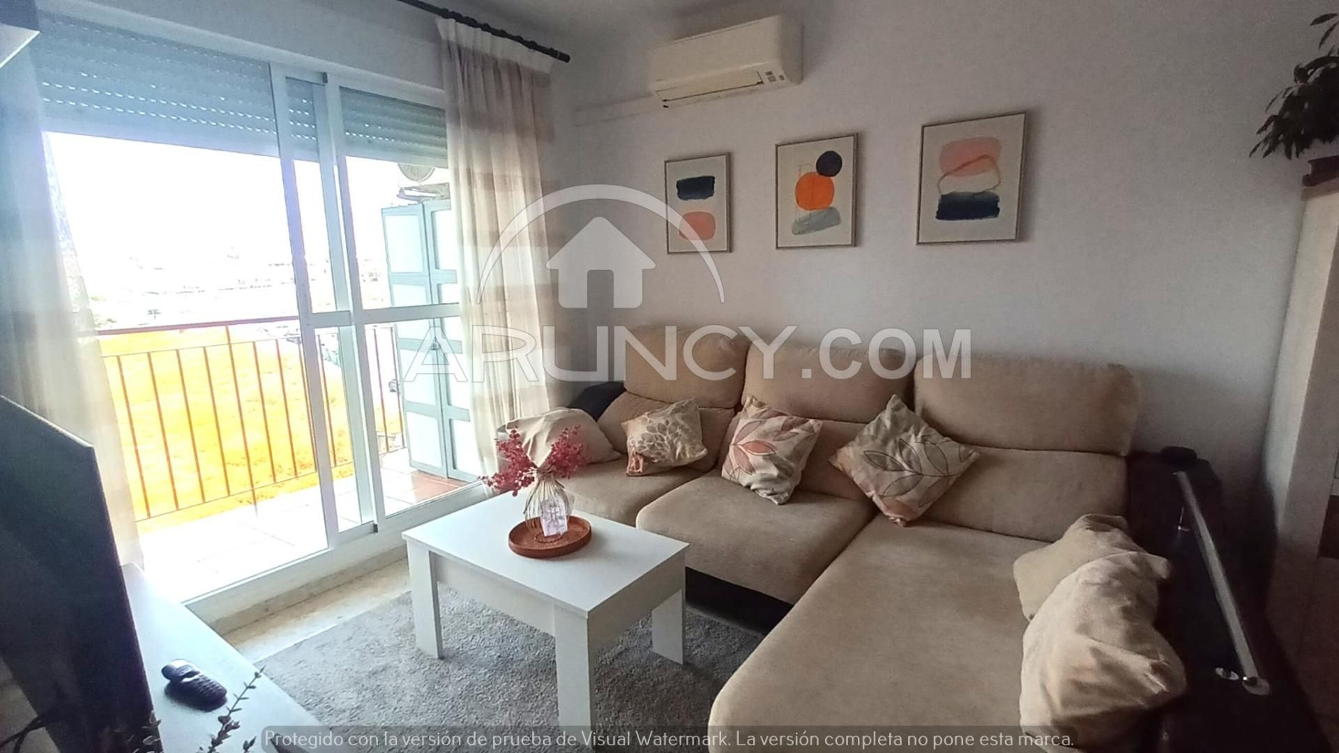 Living room of Flat for sale in Alcalá de Guadaira  with Air Conditioner, Heating and Terrace