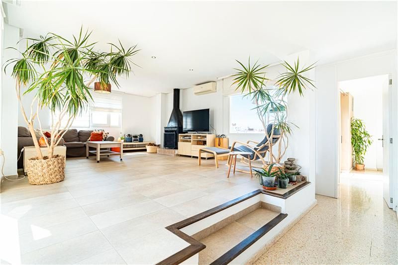 Living room of Attic for sale in  Palma de Mallorca  with Air Conditioner, Heating and Terrace
