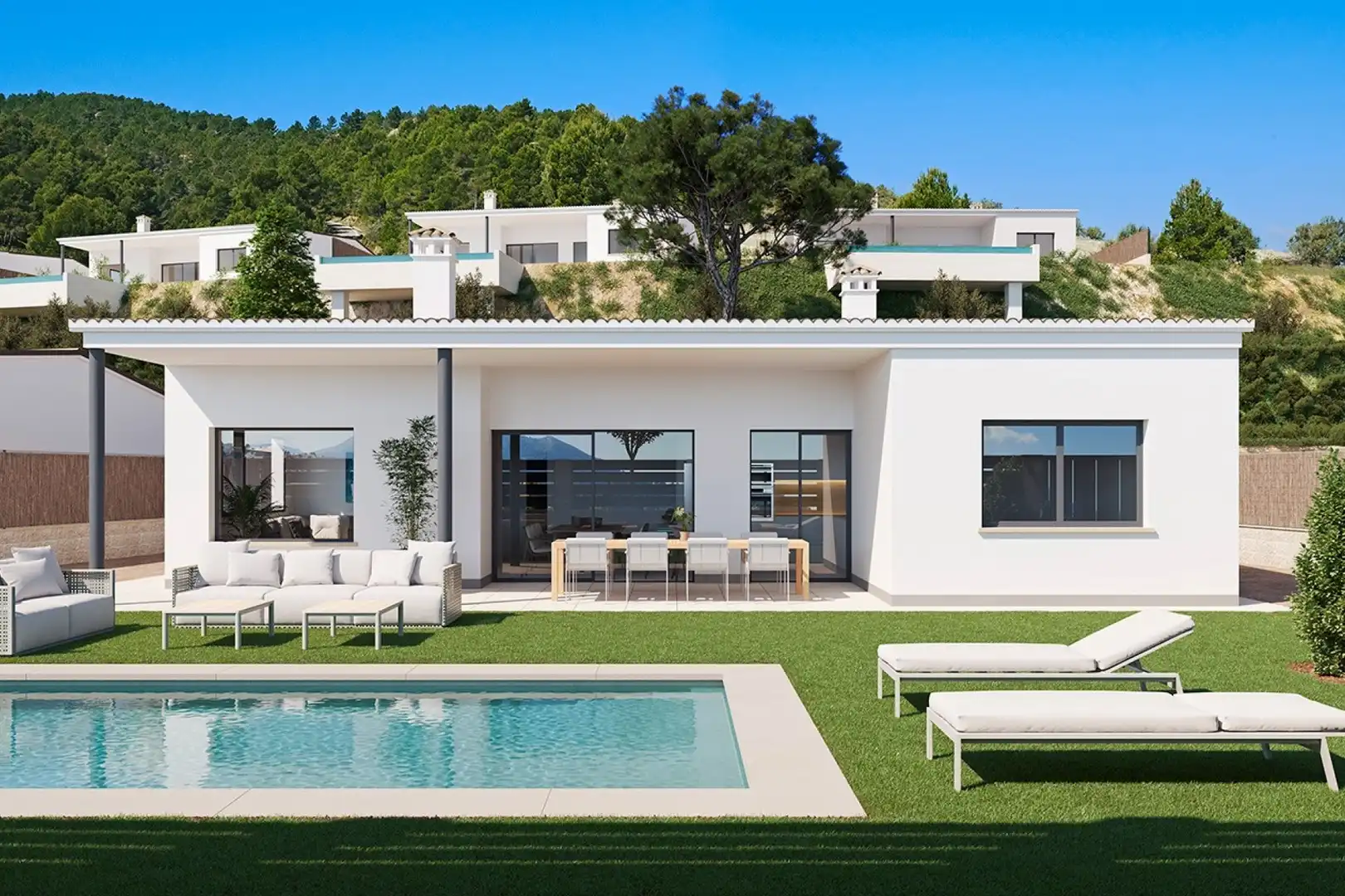 Terrassa de Casa o xalet en venda en Penàguila amb Aire condicionat, Jardí privat i Terrassa