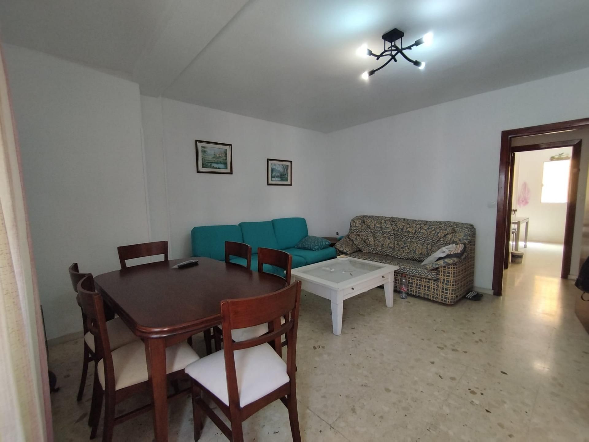 Sala d'estar de Pis de lloguer en  Almería Capital amb Aire condicionat i Terrassa