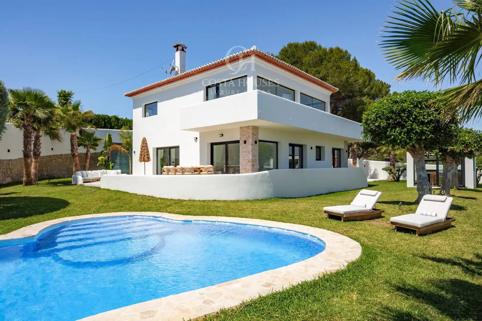 Exterior view of Houses for sale in Jávea / Xàbia  with Air Conditioner, Heating and Private garden