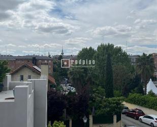 Exterior view of House or chalet for sale in  Madrid Capital  with Heating and Terrace