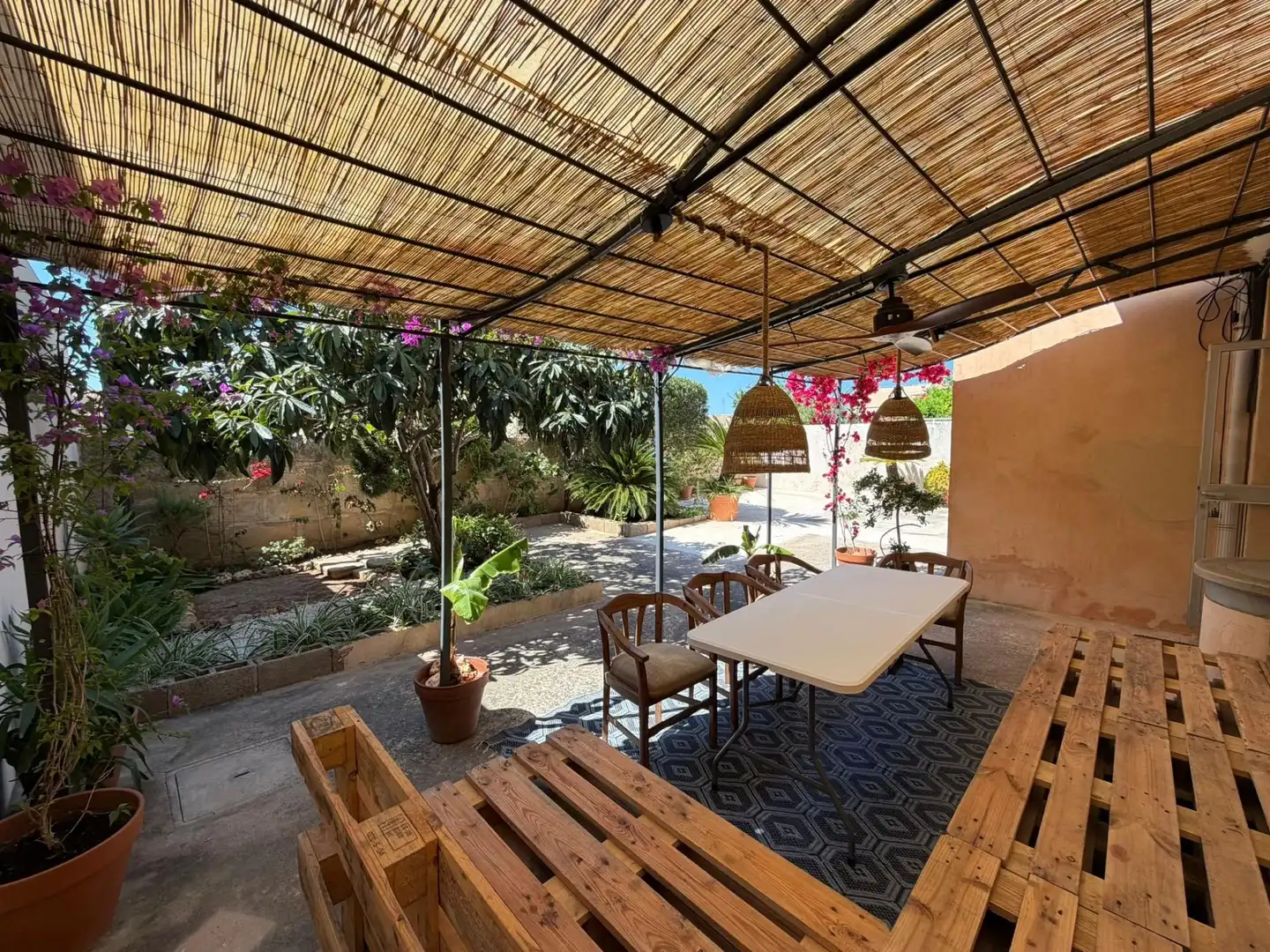 Terraza de Casa adosada de alquiler en Ariany con Jardín privado, Trastero y Amueblado