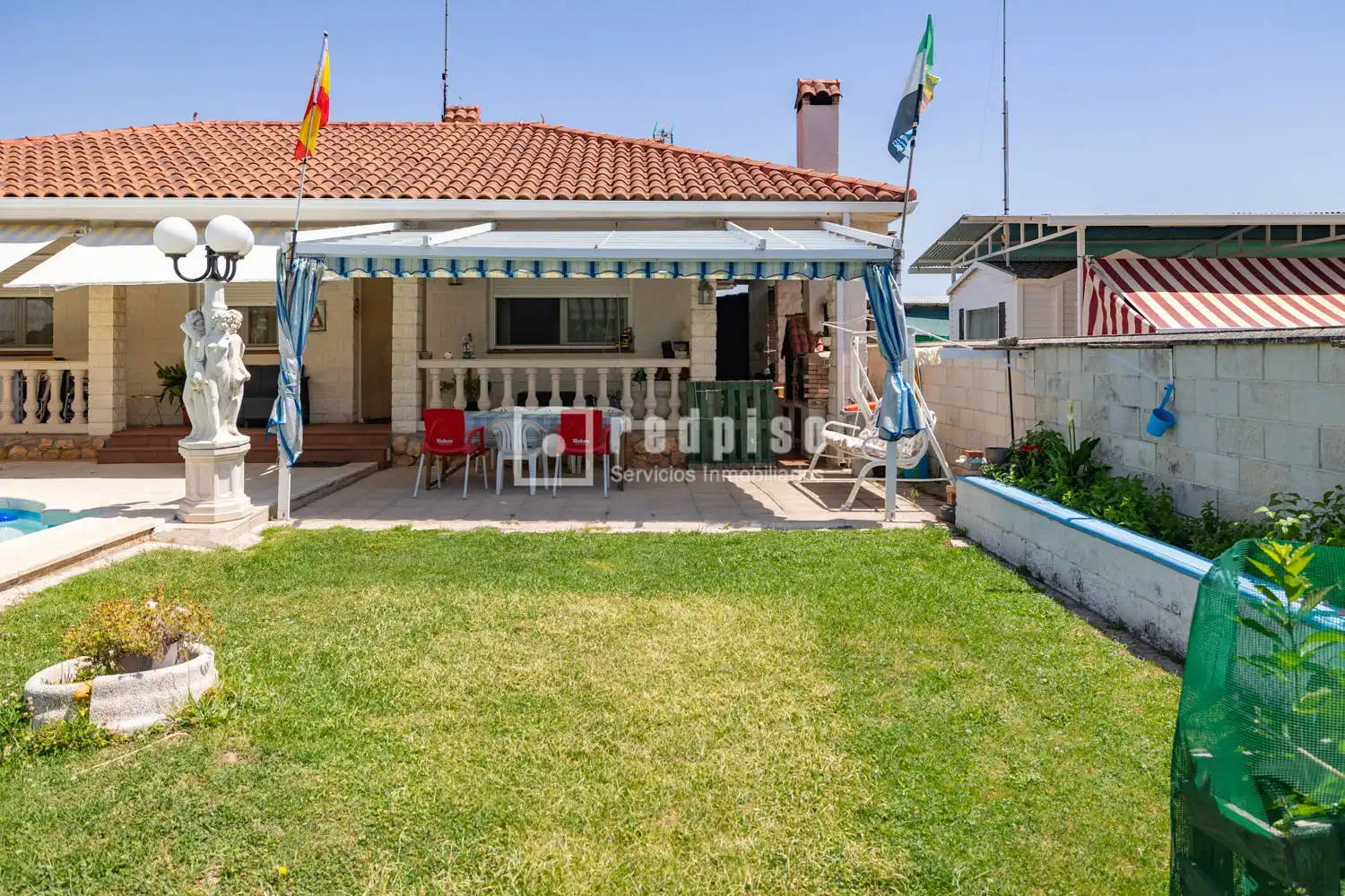 Terrassa de Casa o xalet en venda en Aldea del Fresno amb Aire condicionat, Calefacció i Terrassa