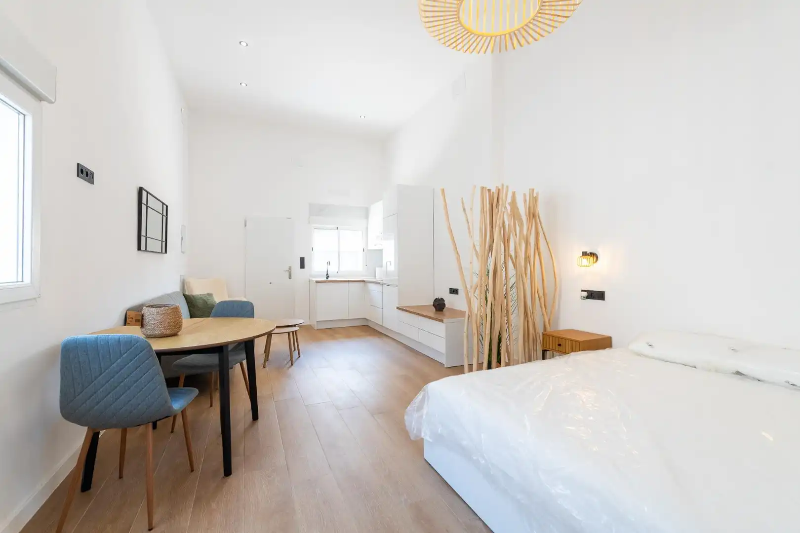 Bedroom of Flat for sale in Málaga  with Furnished