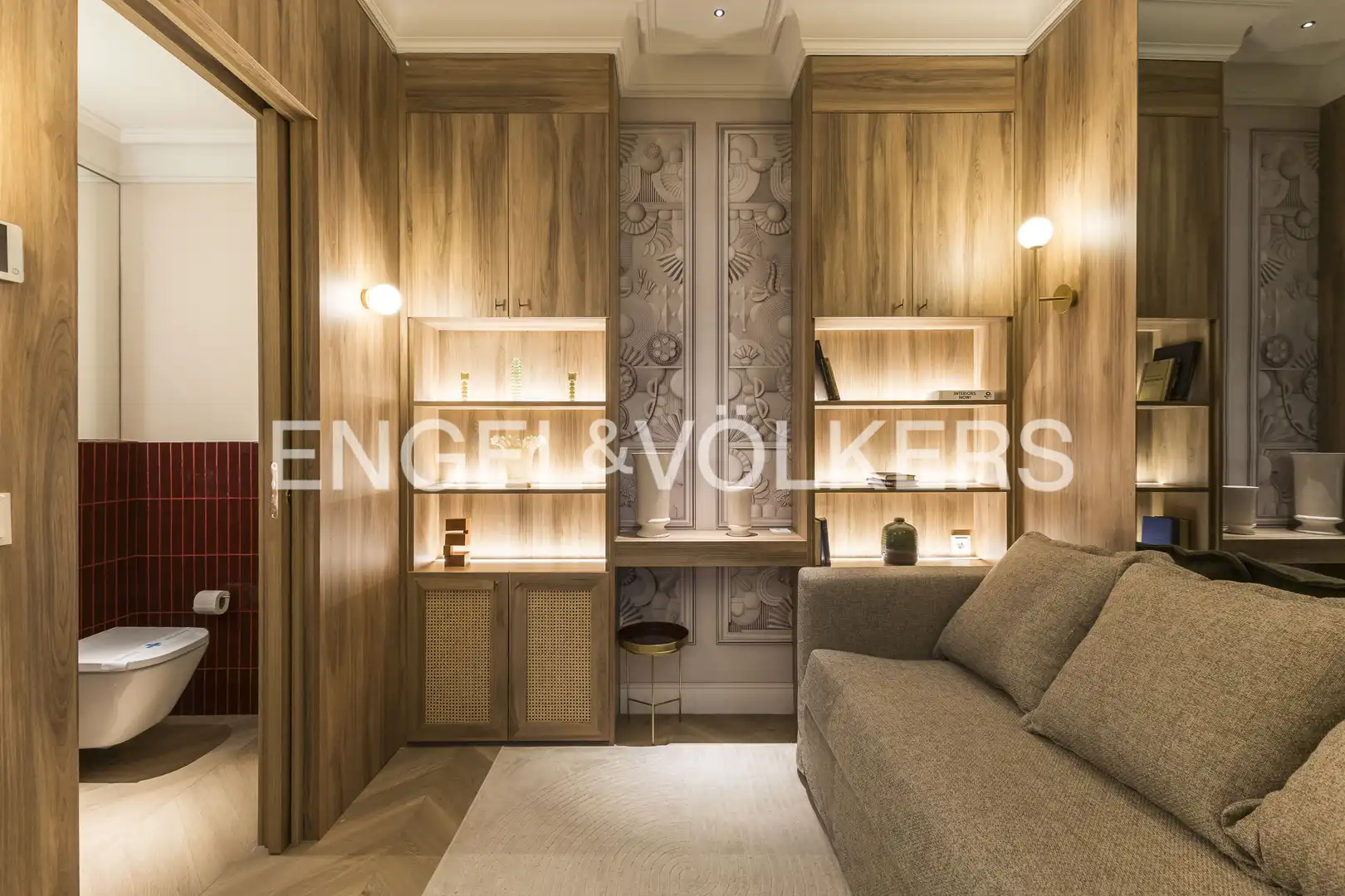 Wohnzimmer von Wohnung zur Miete in Madrid mit Klimaanlage, Heizung und Möbliert