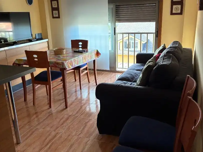 Living room of Apartments for sale in Mugardos  with Parquet flooring, Storage room and Furnished