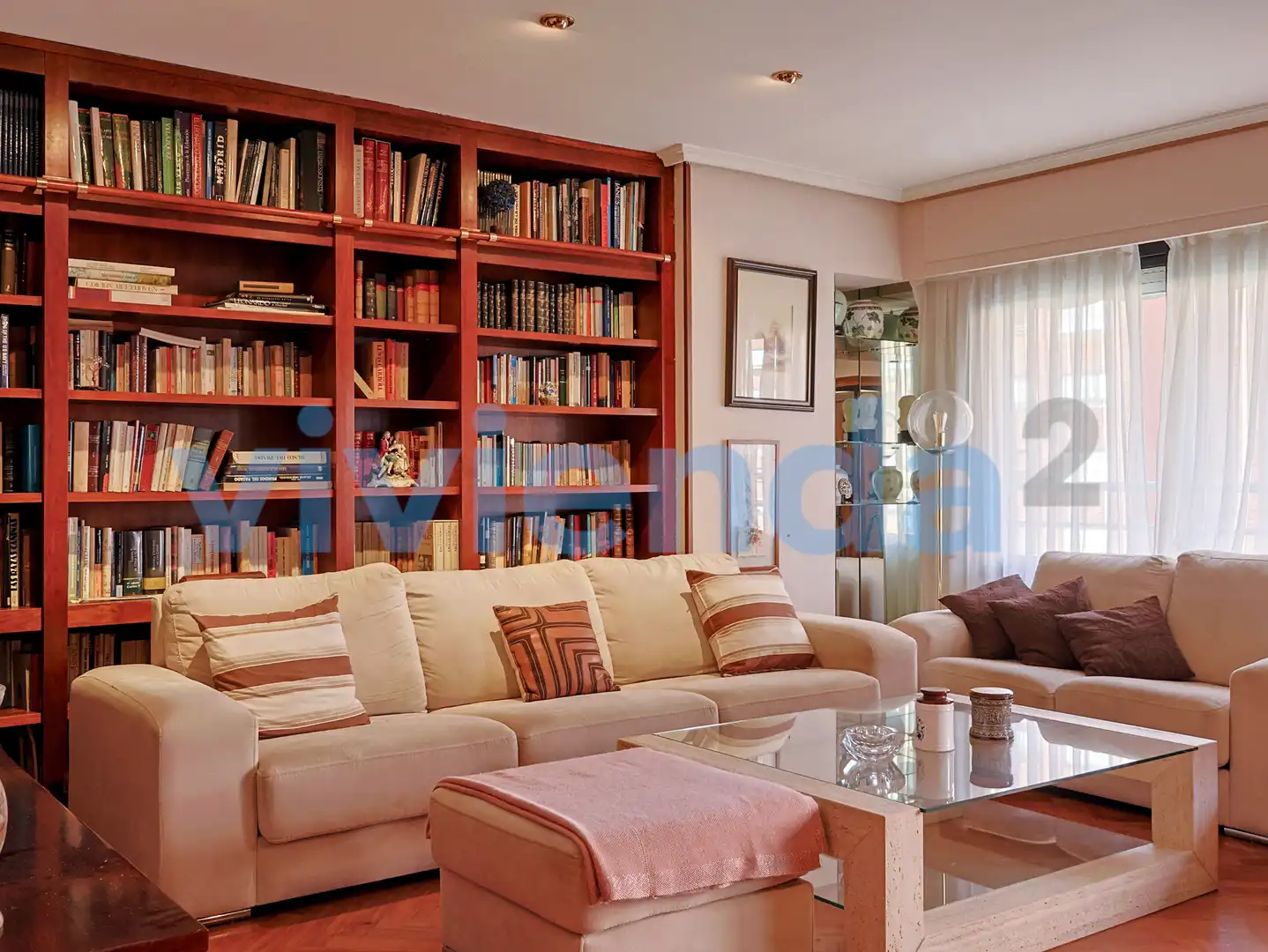 Living room of Flat for sale in Madrid  with Air Conditioner, Terrace and Swimming Pool