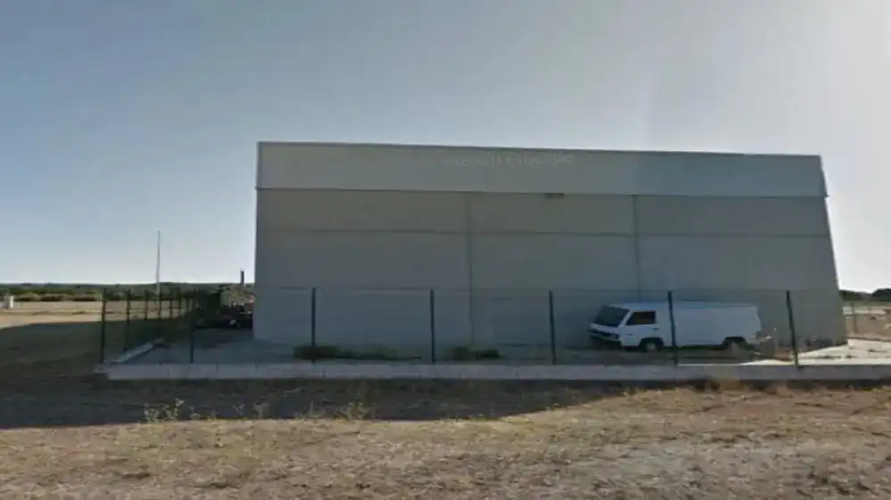 Vista exterior de Nau industrial en venda en Valderrey