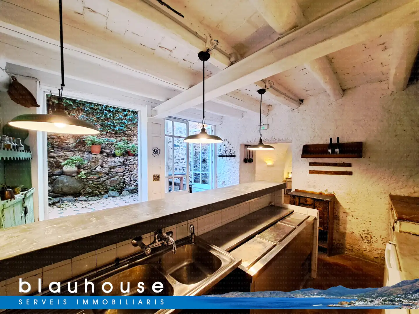Cocina de Casa o chalet en venta en La Selva de Mar con Aire acondicionado, Calefacción y Terraza