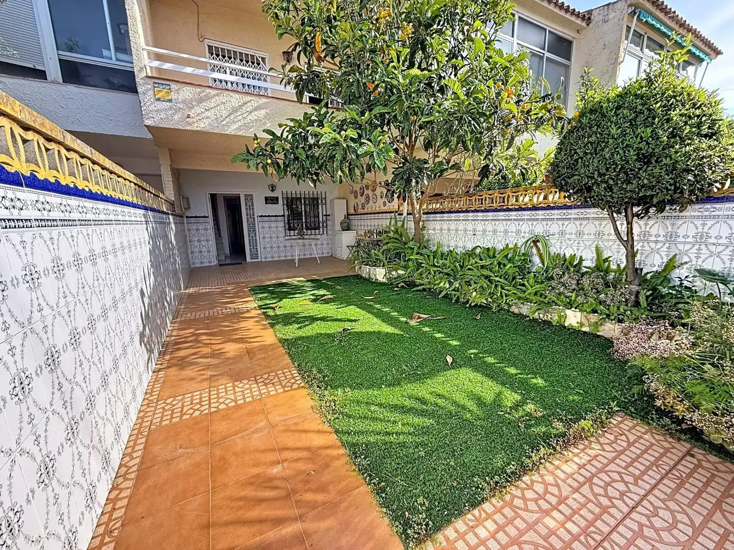 Terrasse von Einfamilien-Reihenhaus zum Verkauf in El Vendrell mit Terrasse und Balkon