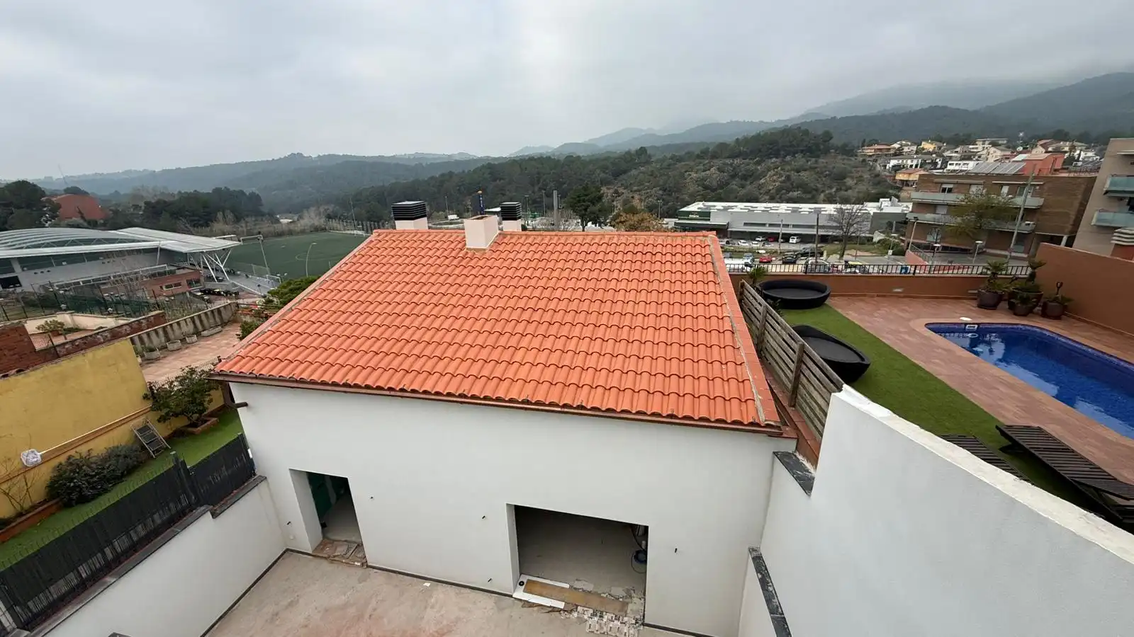 Terraza de Casa o chalet en venta en Viladecavalls con Terraza, Horno y Balcón