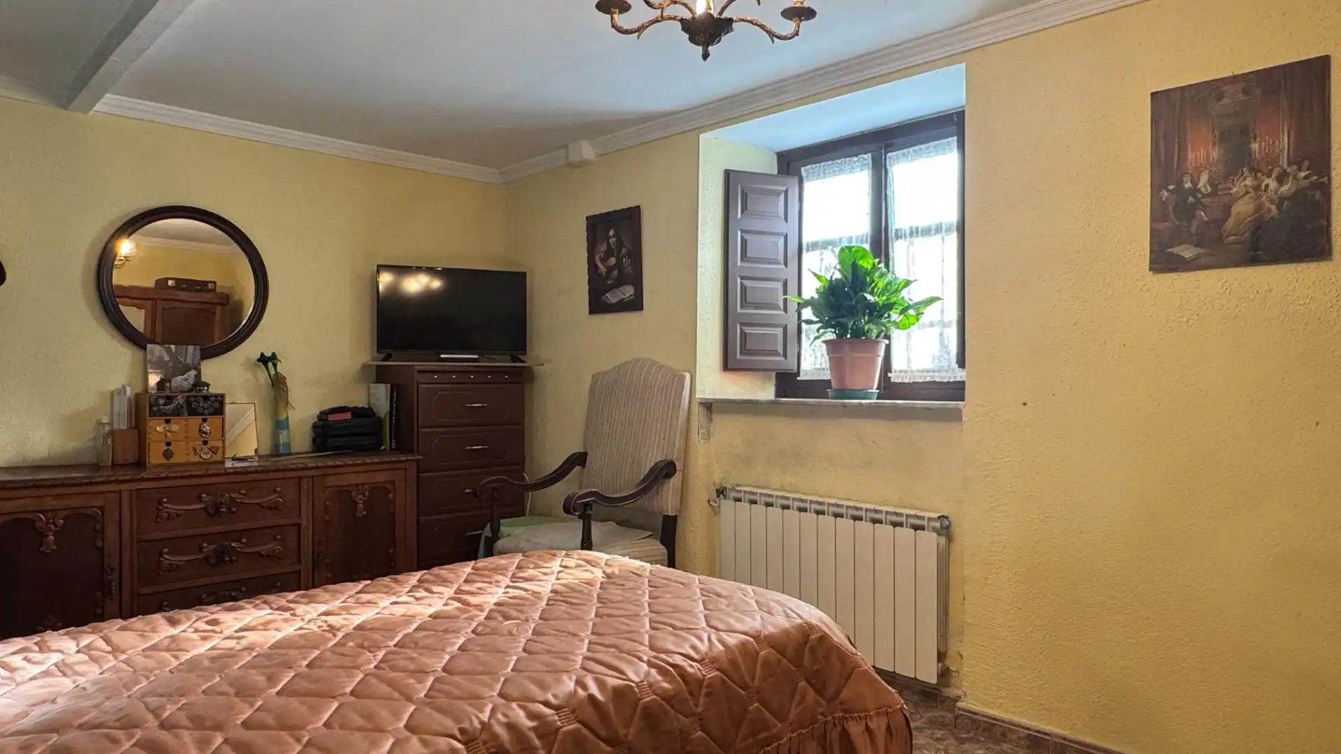 Habitación de Finca rústica en venta en Baños de Rioja con Calefacción, Jardín privado y Terraza