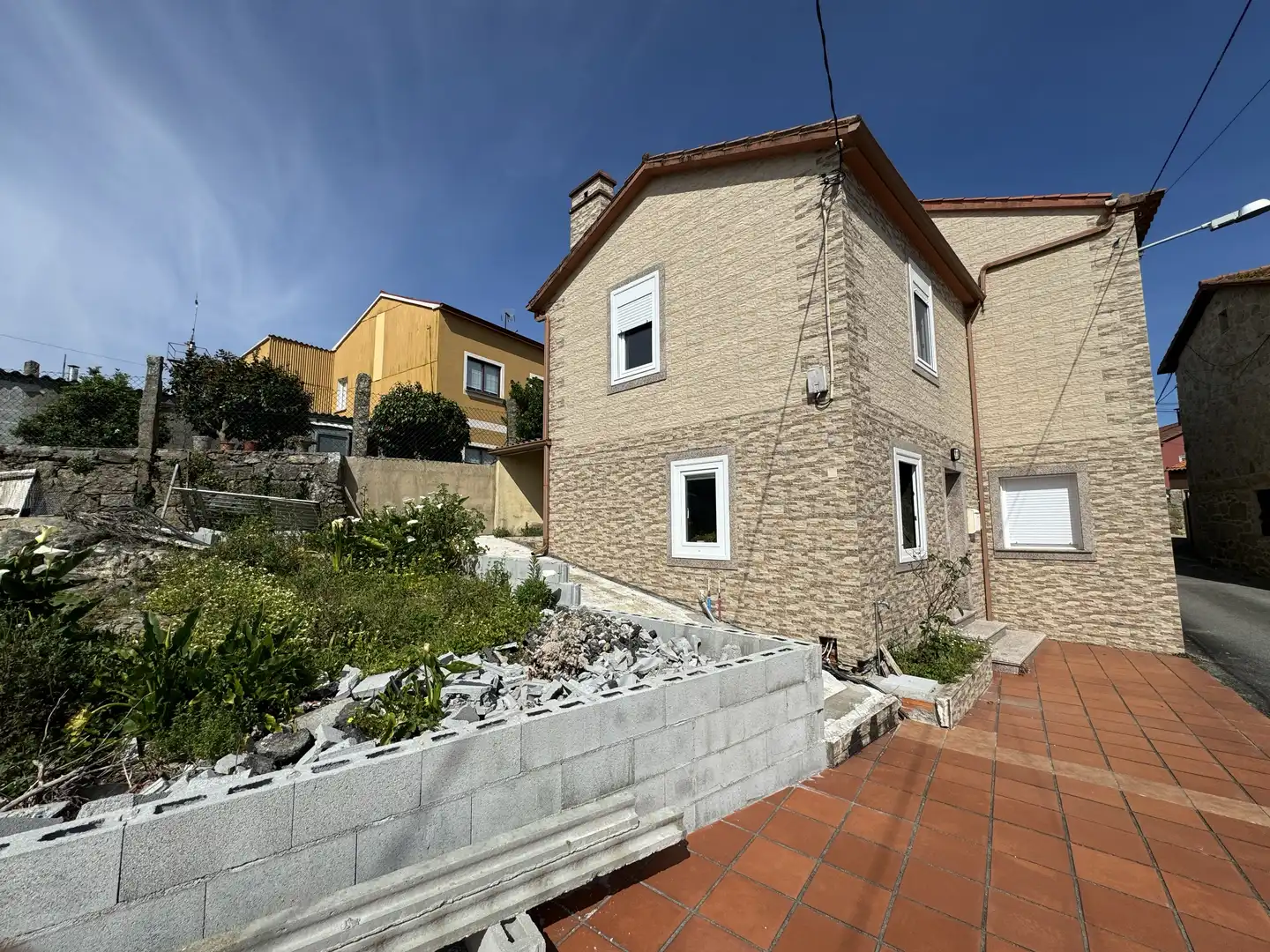 Vista exterior de Casa o chalet en venta en Valga con Jardín privado, Trastero y Horno