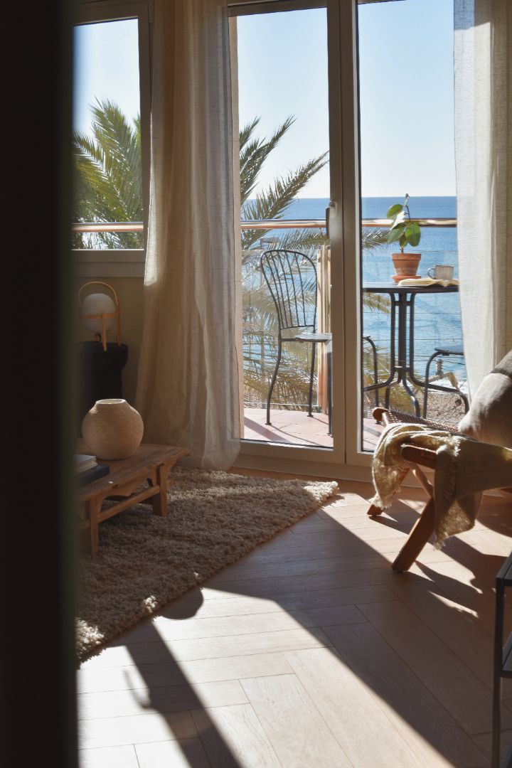 Bedroom of Flat to rent in Badalona  with Air Conditioner, Parquet flooring and Furnished