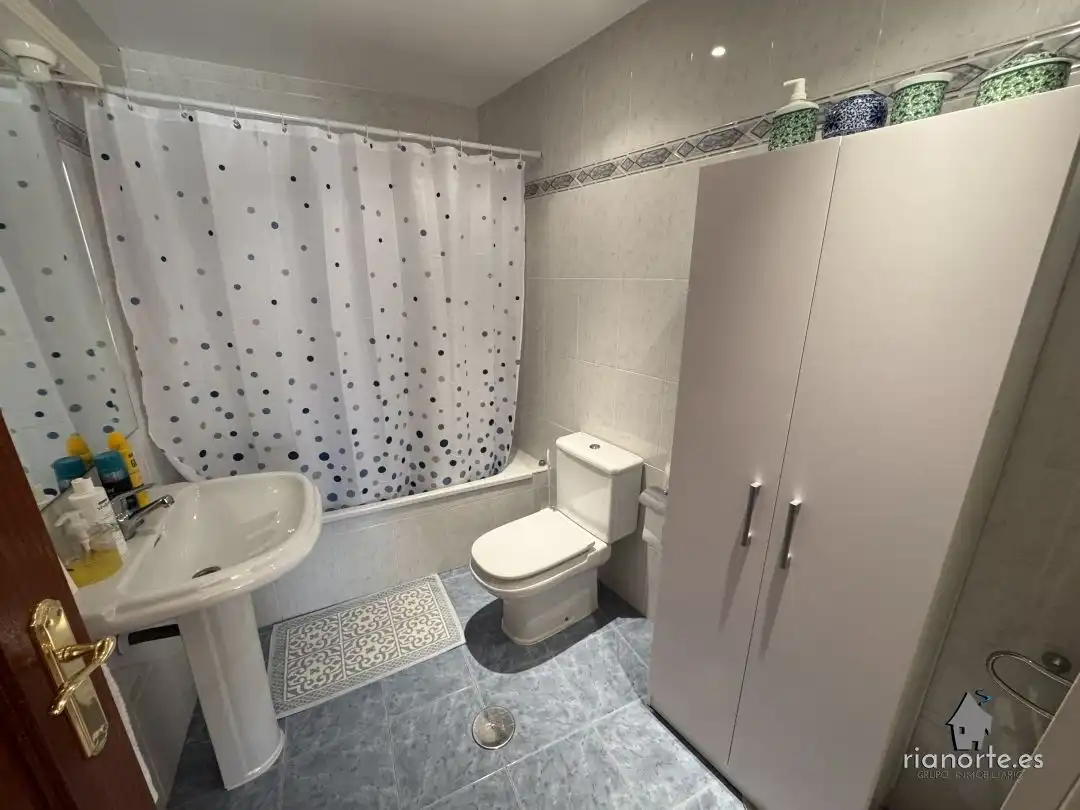 Bathroom of Flat for sale in Ribadesella  with Heating, Terrace and Furnished