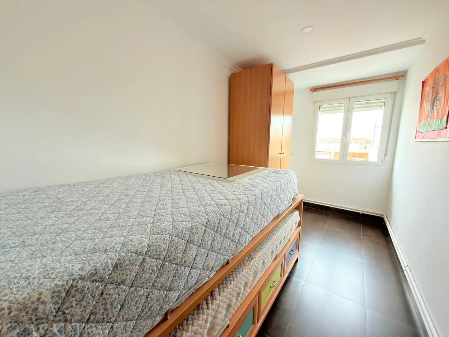 Bedroom of Flat for rent in Valencia  with Air Conditioner, Heating and Furnished