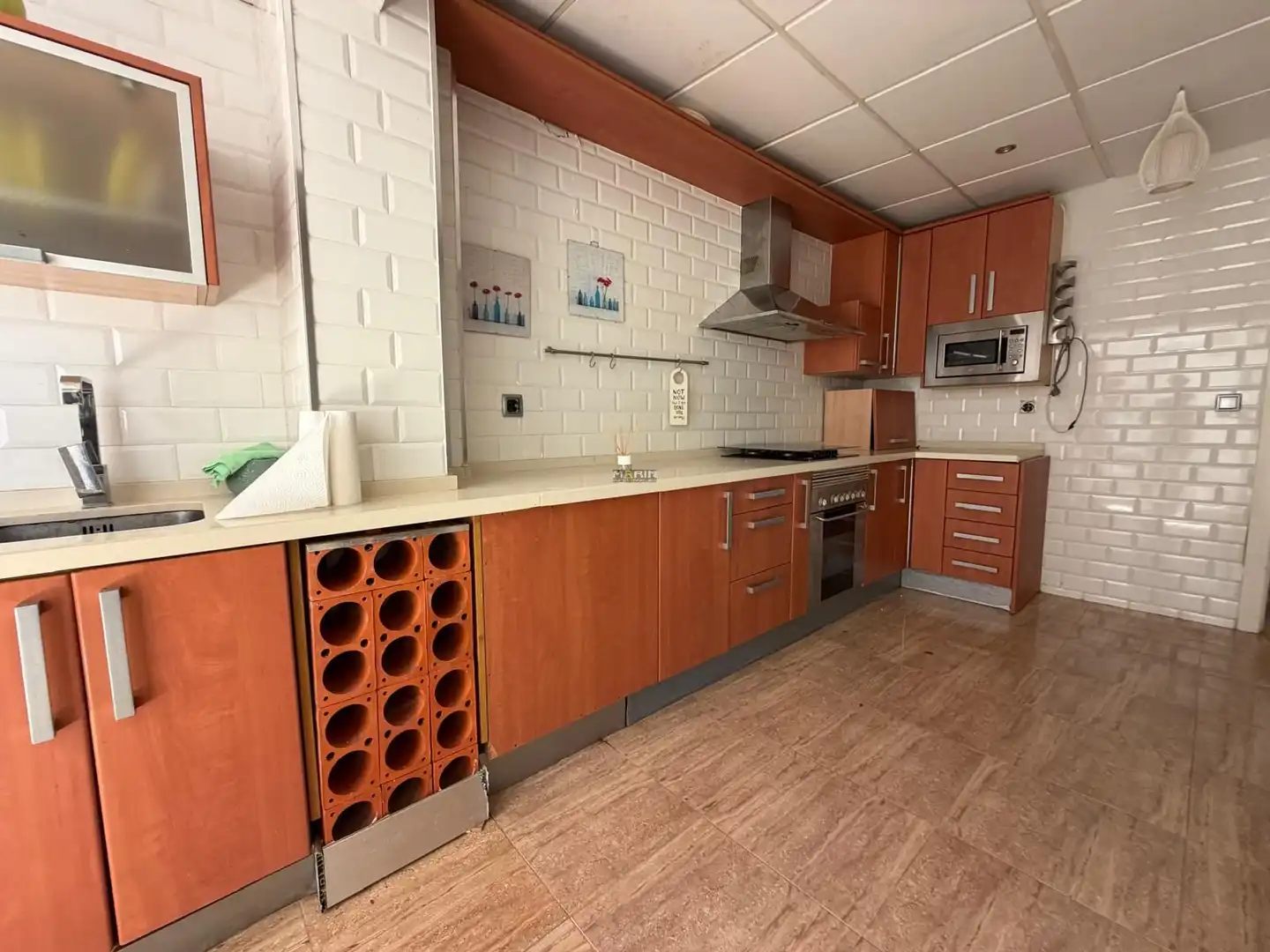 Cocina de Casa adosada en venta en Cartagena con Jardín privado