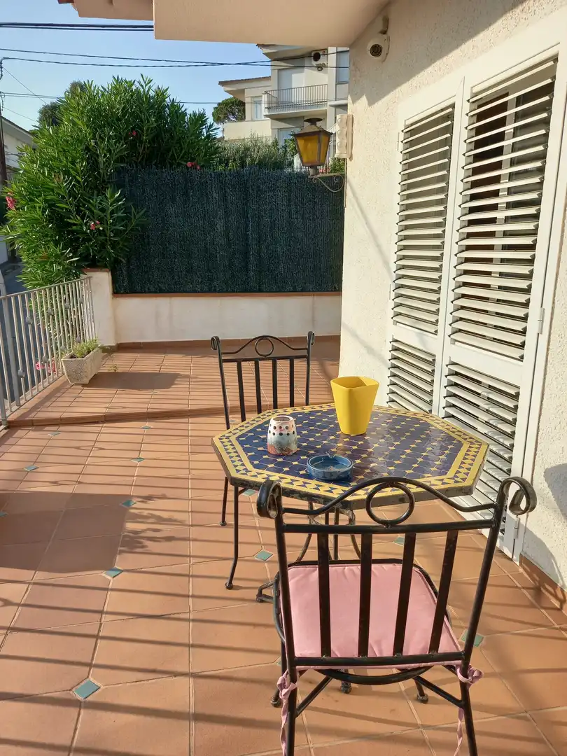 Terrassa de Casa o xalet en venda en Sant Feliu de Guíxols amb Jardí privat, Piscina i Moblat