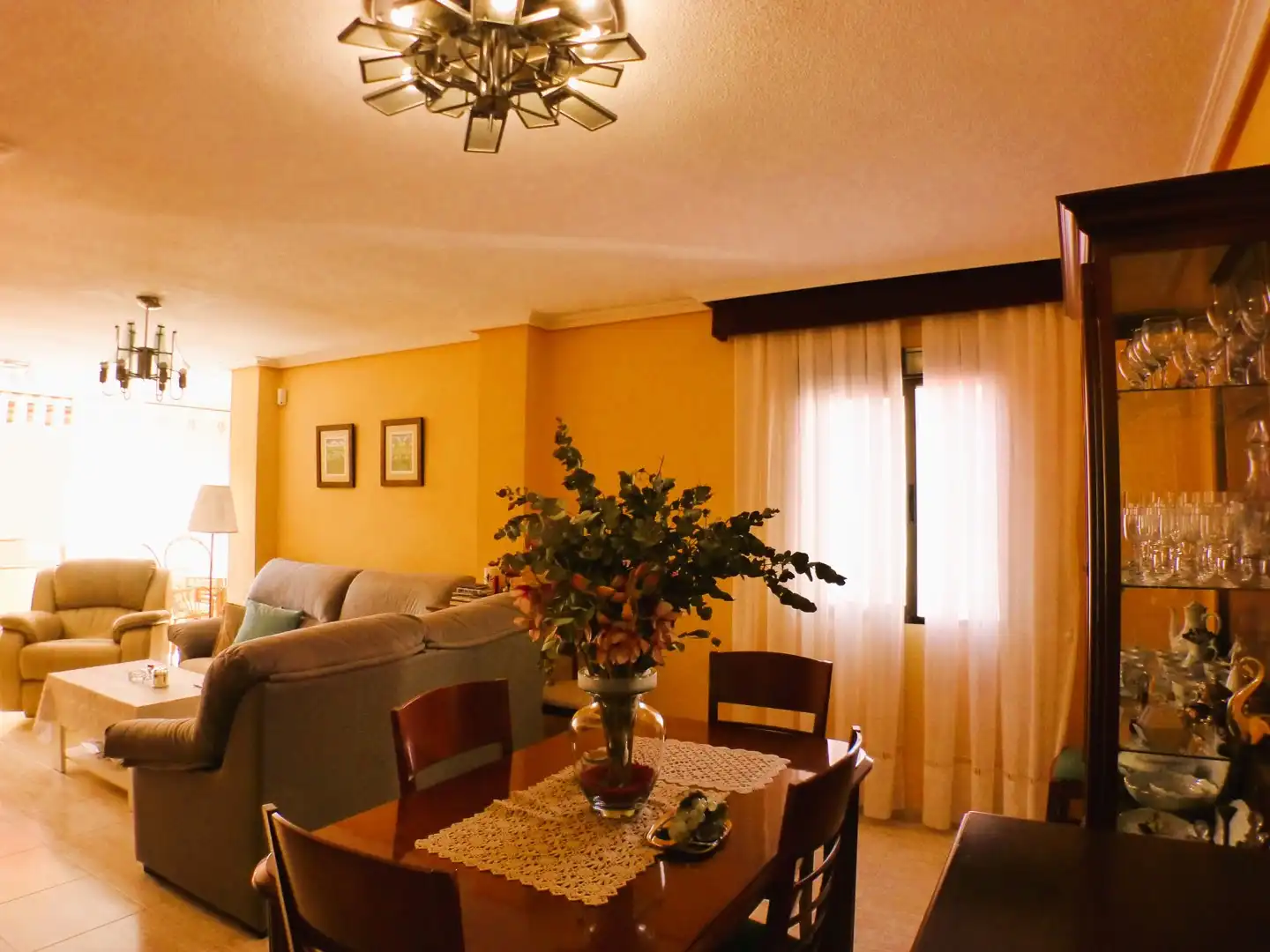 Sala de estar de Apartamento en venta en Alicante / Alacant con Terraza