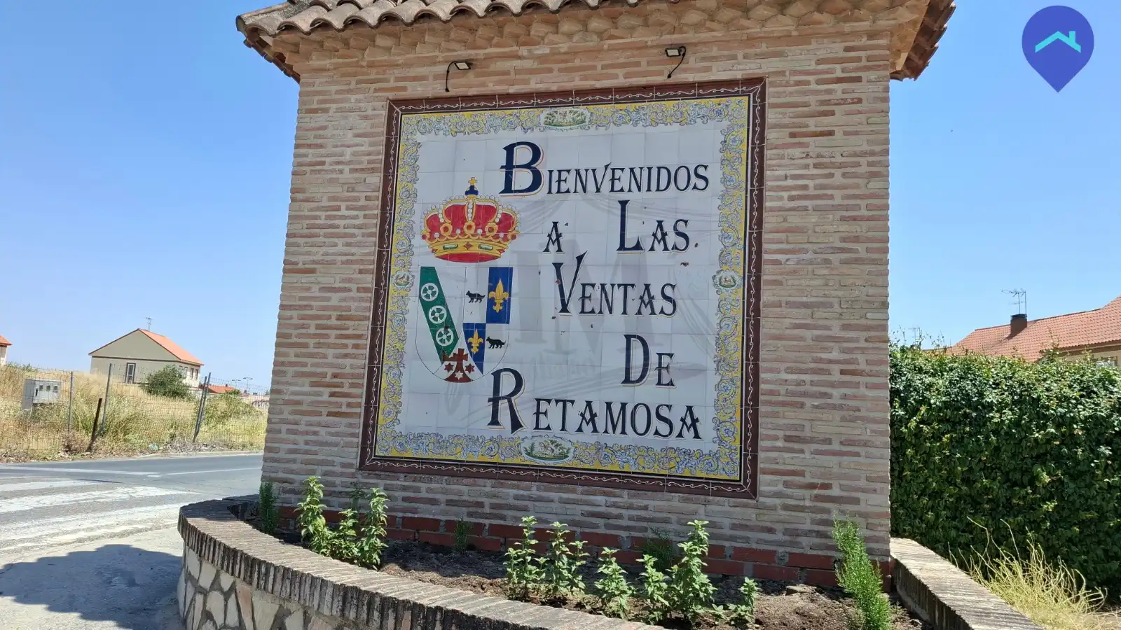 Vista exterior de Casa o xalet en venda en Las Ventas de Retamosa amb Calefacció, Jardí privat i Terrassa