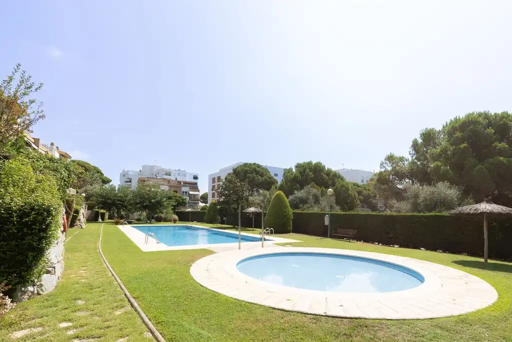 Schwimmbecken von Wohnung zur Miete in Sant Andreu de Llavaneres mit Schwimmbad
