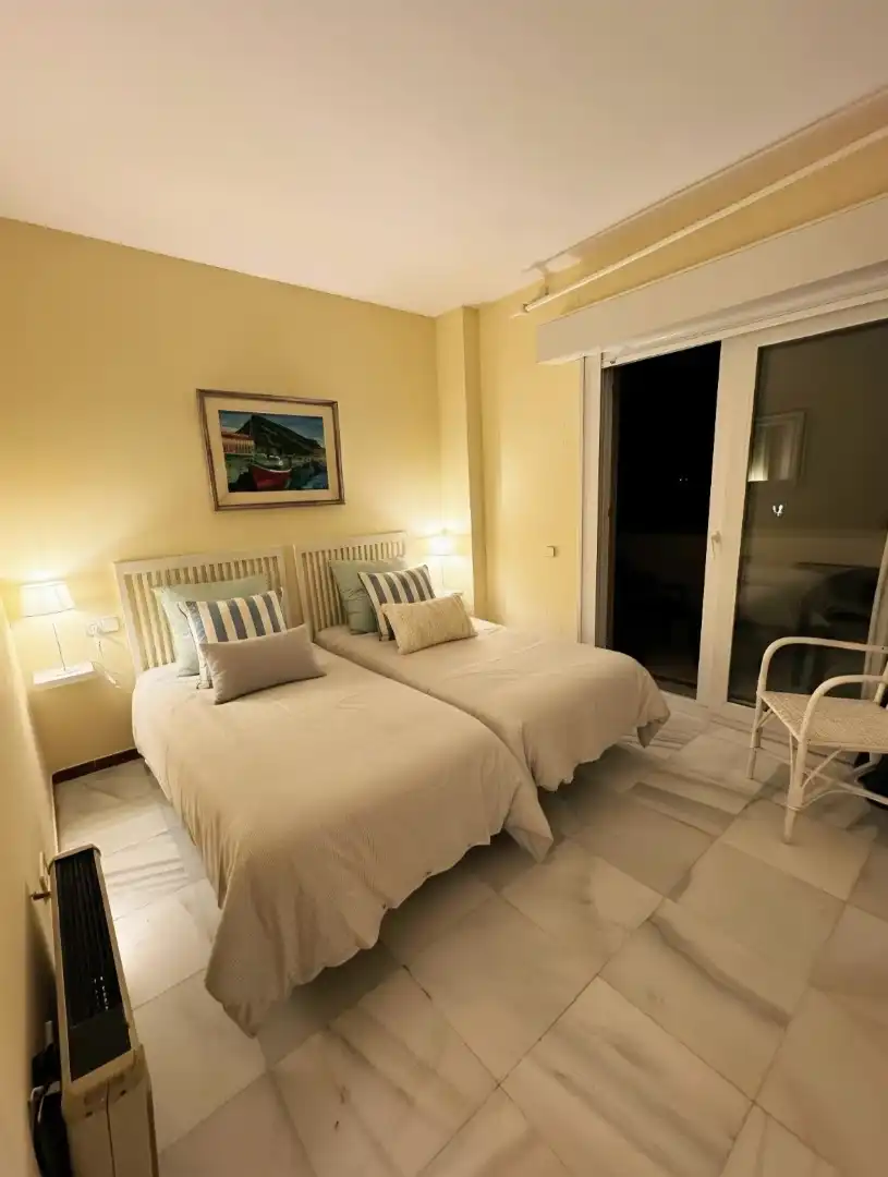 Bedroom of Flat for rent in El Puerto de Santa María  with Air Conditioner, Terrace and Furnished