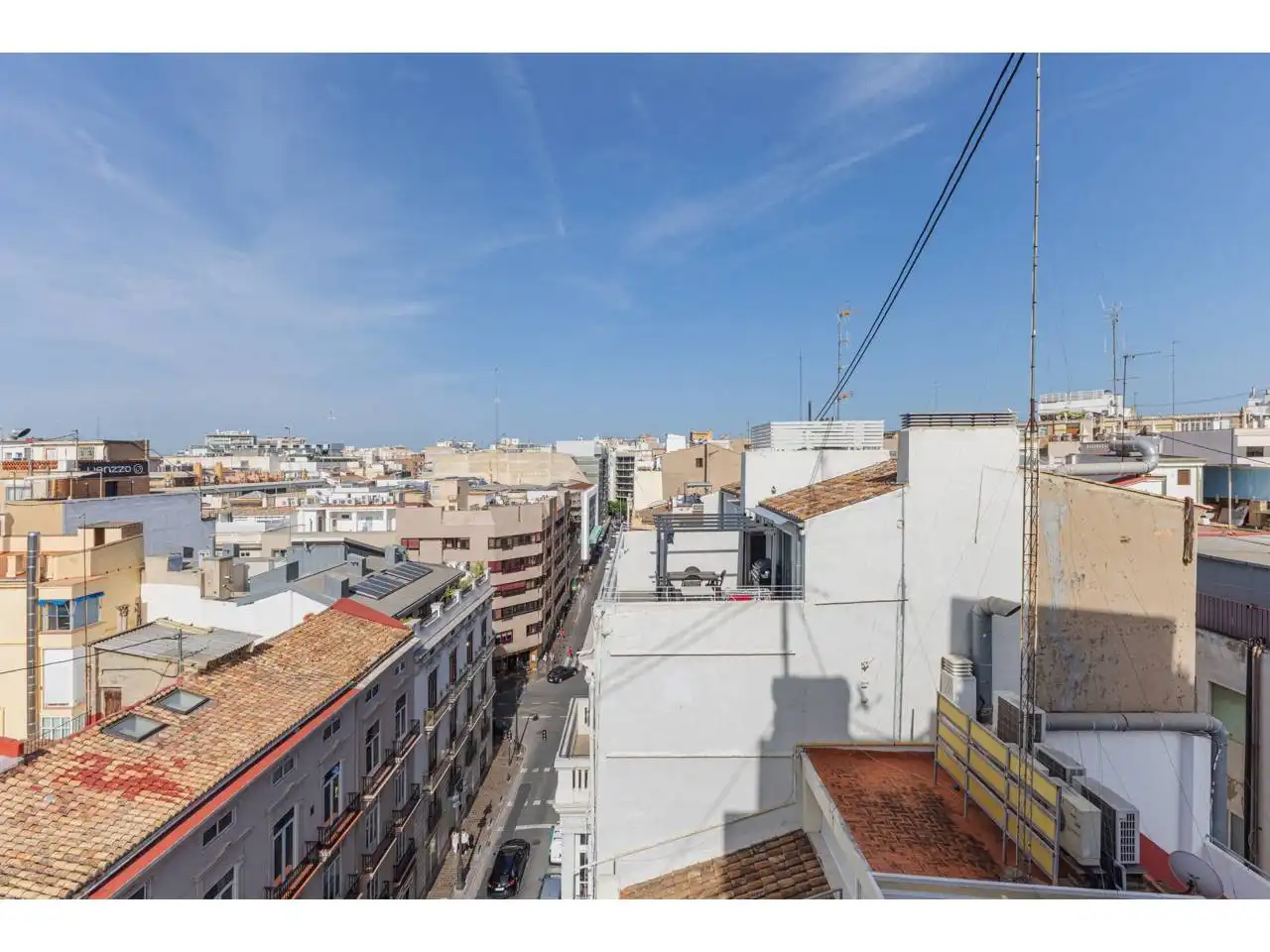 Außenansicht von Dachboden zum Verkauf in Valencia mit Klimaanlage, Parkett und Terrasse