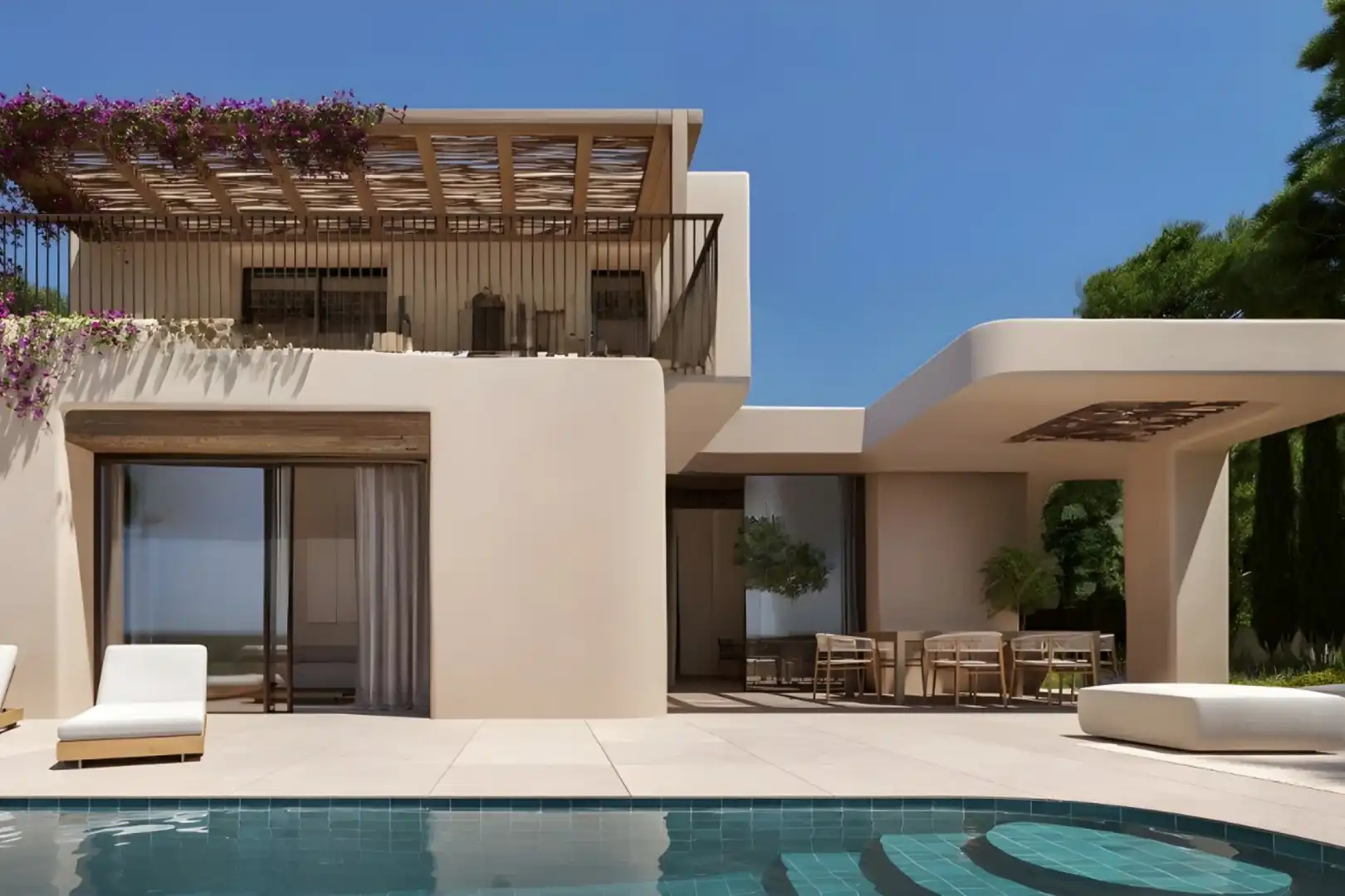 Casa con piscina en venta en Portichol - Balcón al Mar