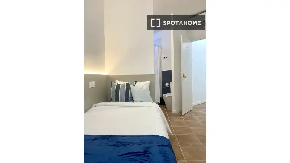 Bedroom of Flat for rent in Murcia  with Air Conditioner, Heating and Furnished