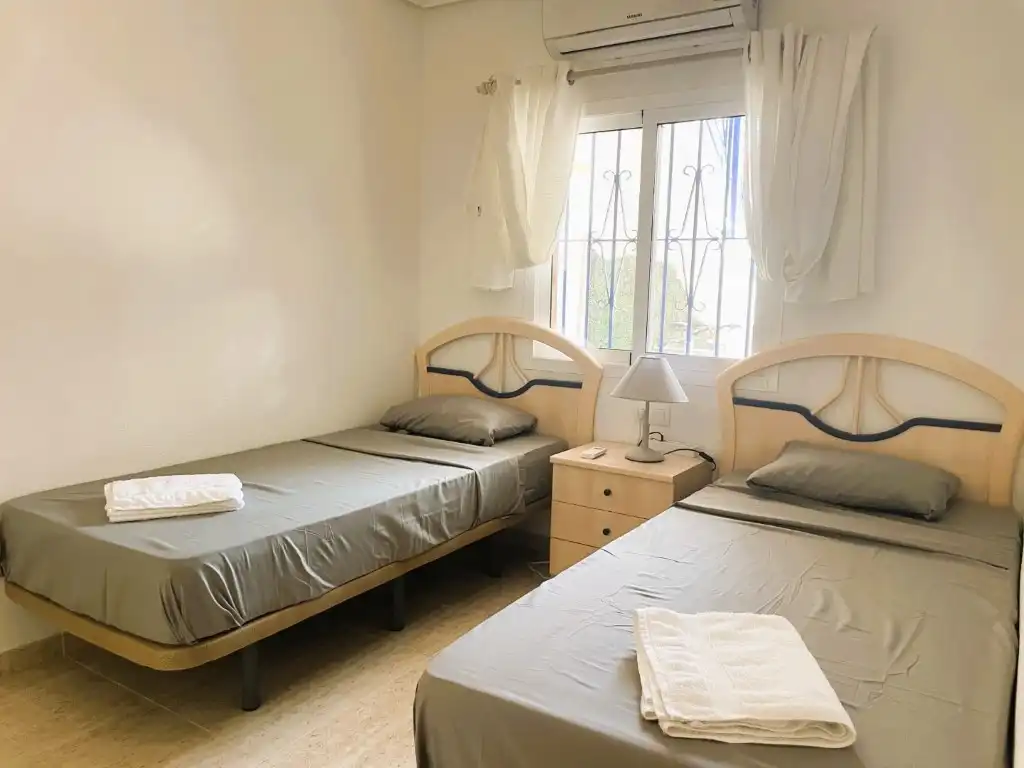 Bedroom of Apartments for sale in Vera  with Air Conditioner, Terrace and Furnished