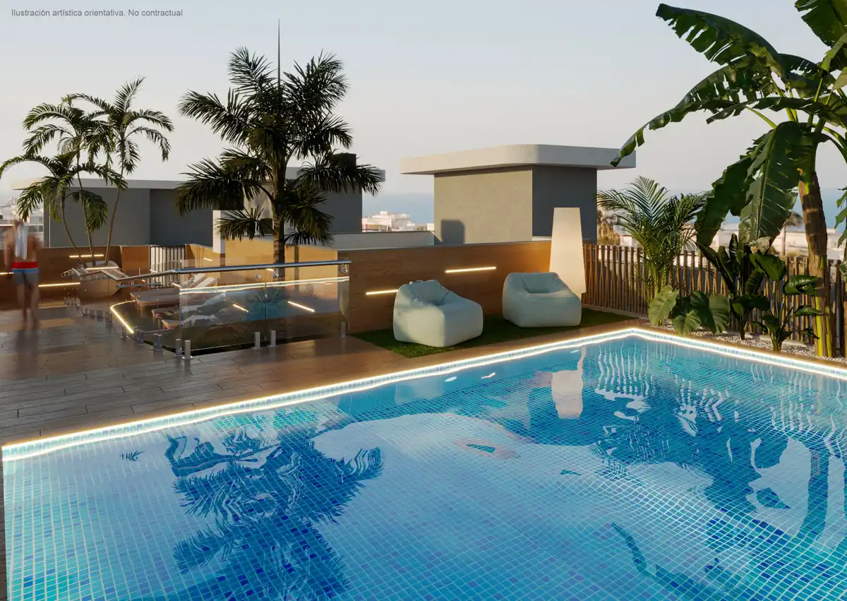 Swimming pool of Apartments for sale in Santa Pola