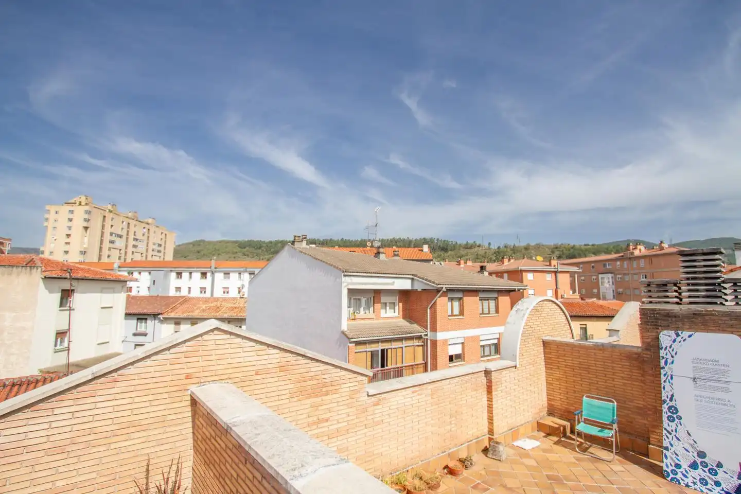 Terrasse von Maisonette zum Verkauf in Villava / Atarrabia mit Klimaanlage, Heizung und Terrasse