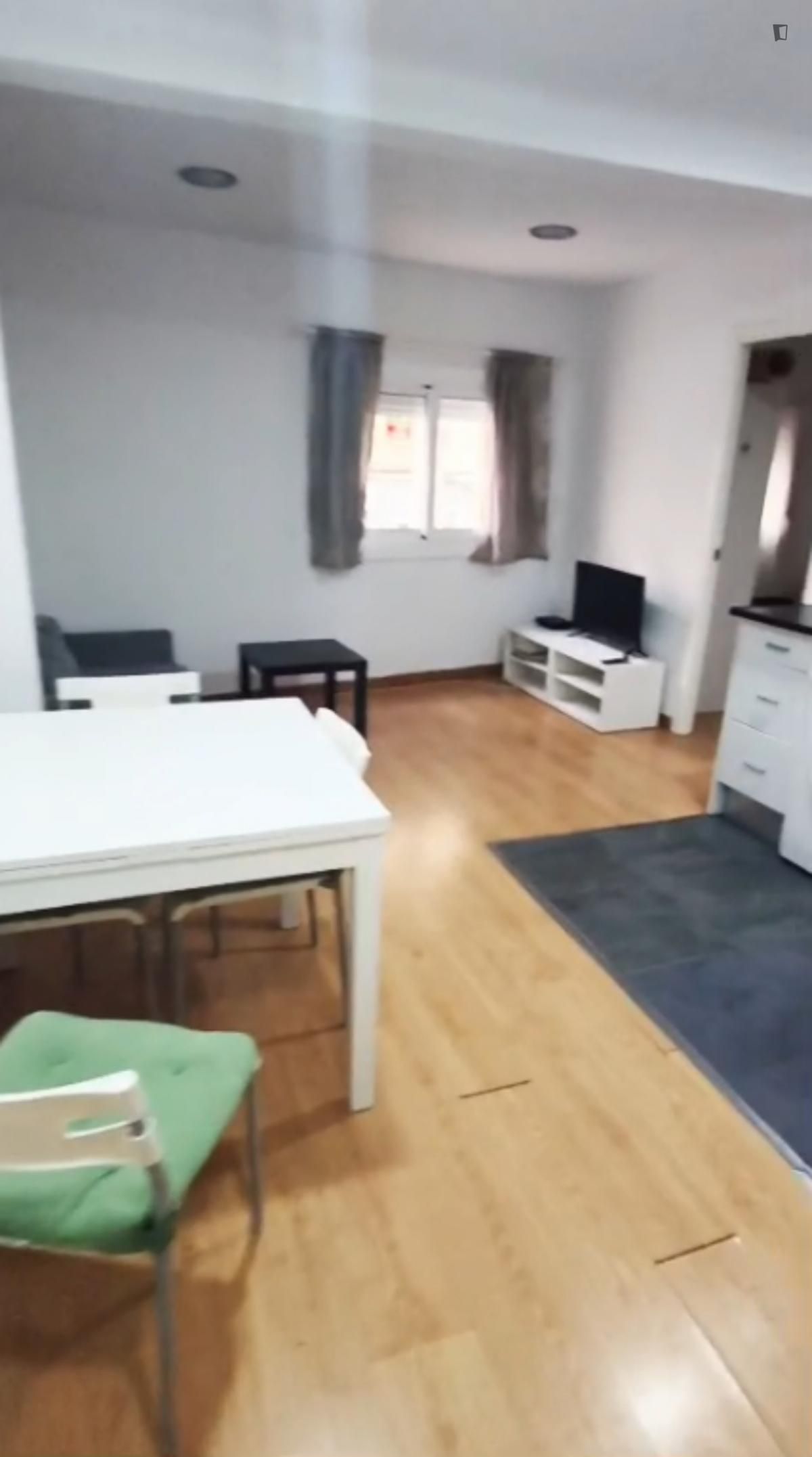Sala d'estar de Apartament de lloguer en  Barcelona Capital amb Moblat, Forn i Rentadora