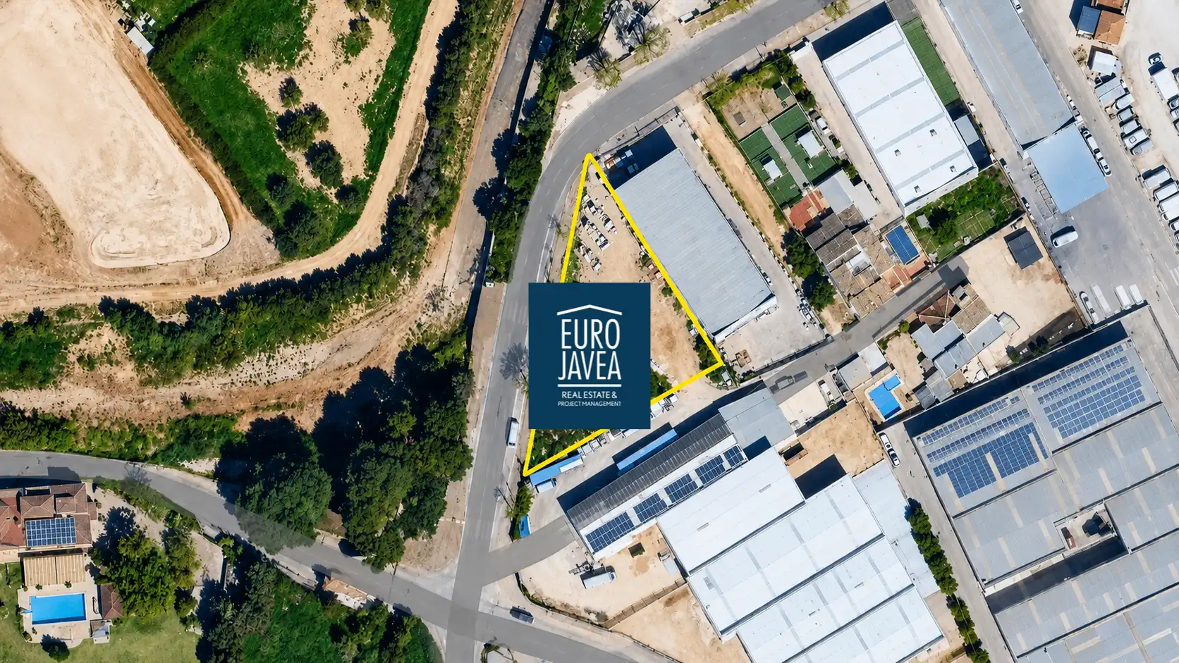 Exterior view of Industrial land for sale in Jávea / Xàbia