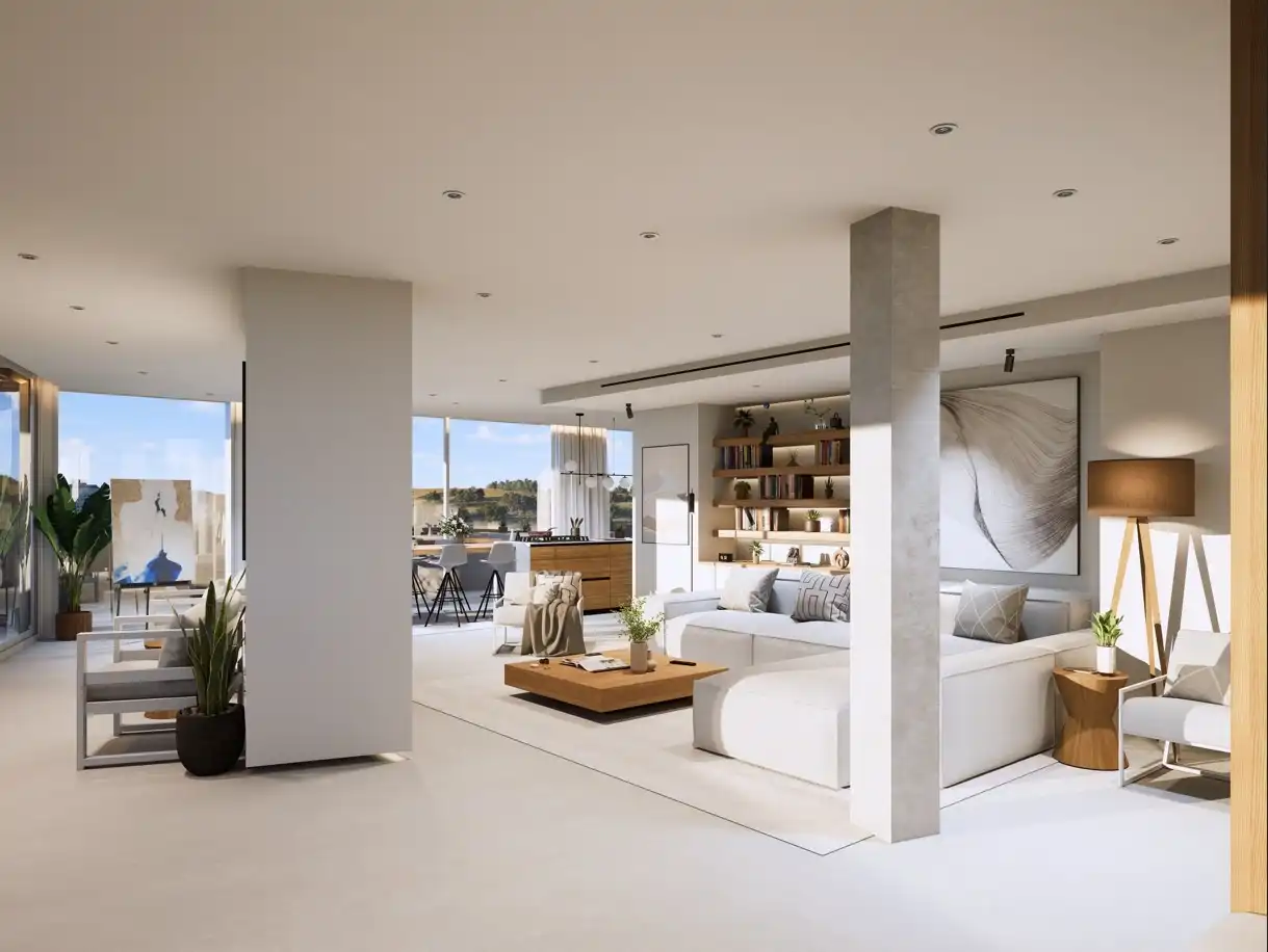 Sala d'estar de Àtic en venda en Alicante / Alacant