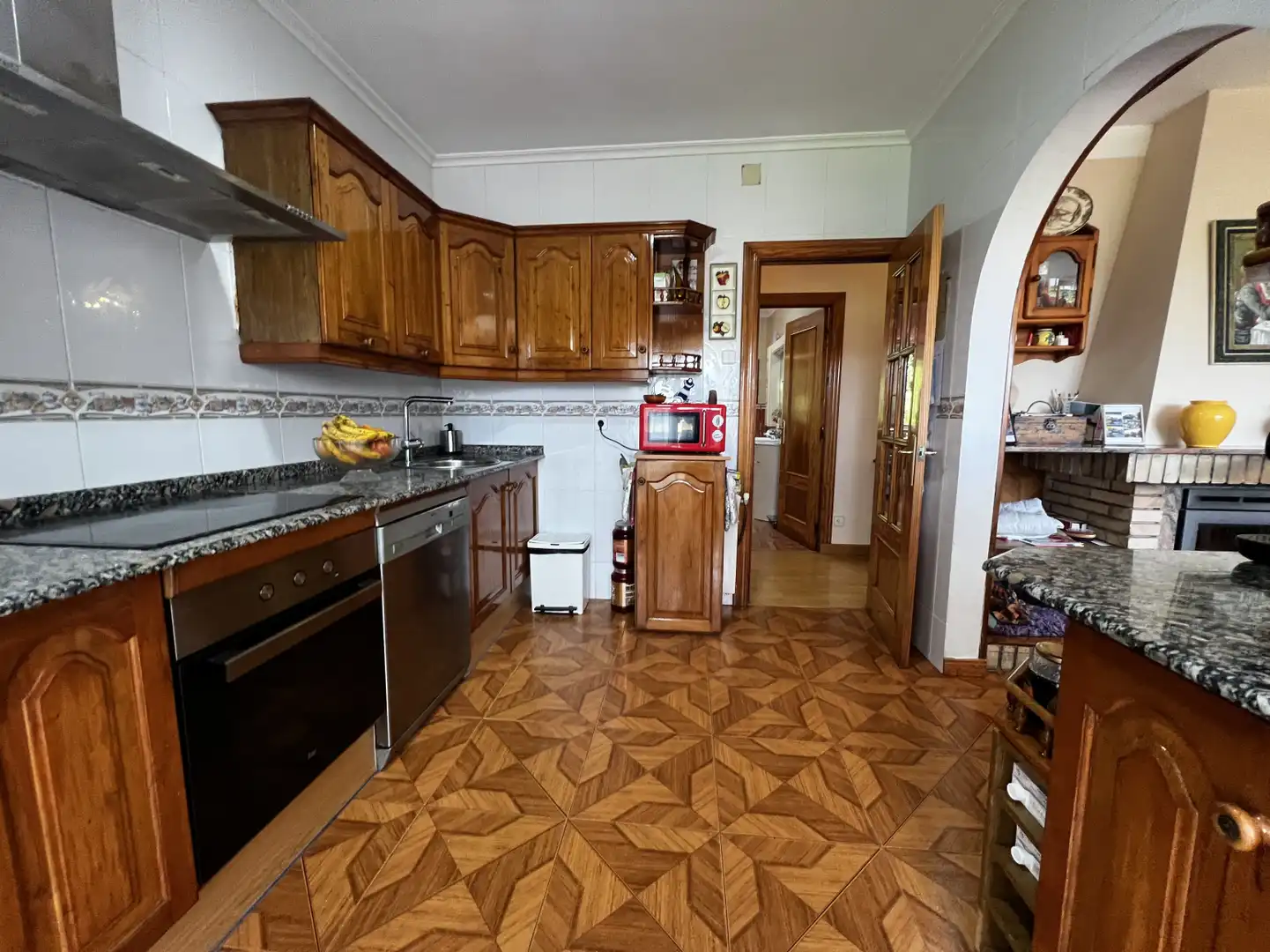 Cocina de Casa o chalet en venta en Polanco con Calefacción, Jardín privado y Parquet