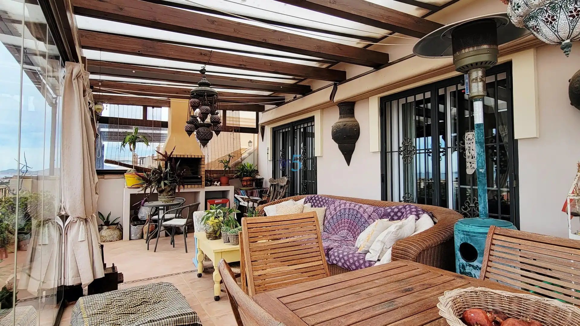 Terraza de Casa o chalet en venta en Cartagena con Aire acondicionado, Calefacción y Terraza